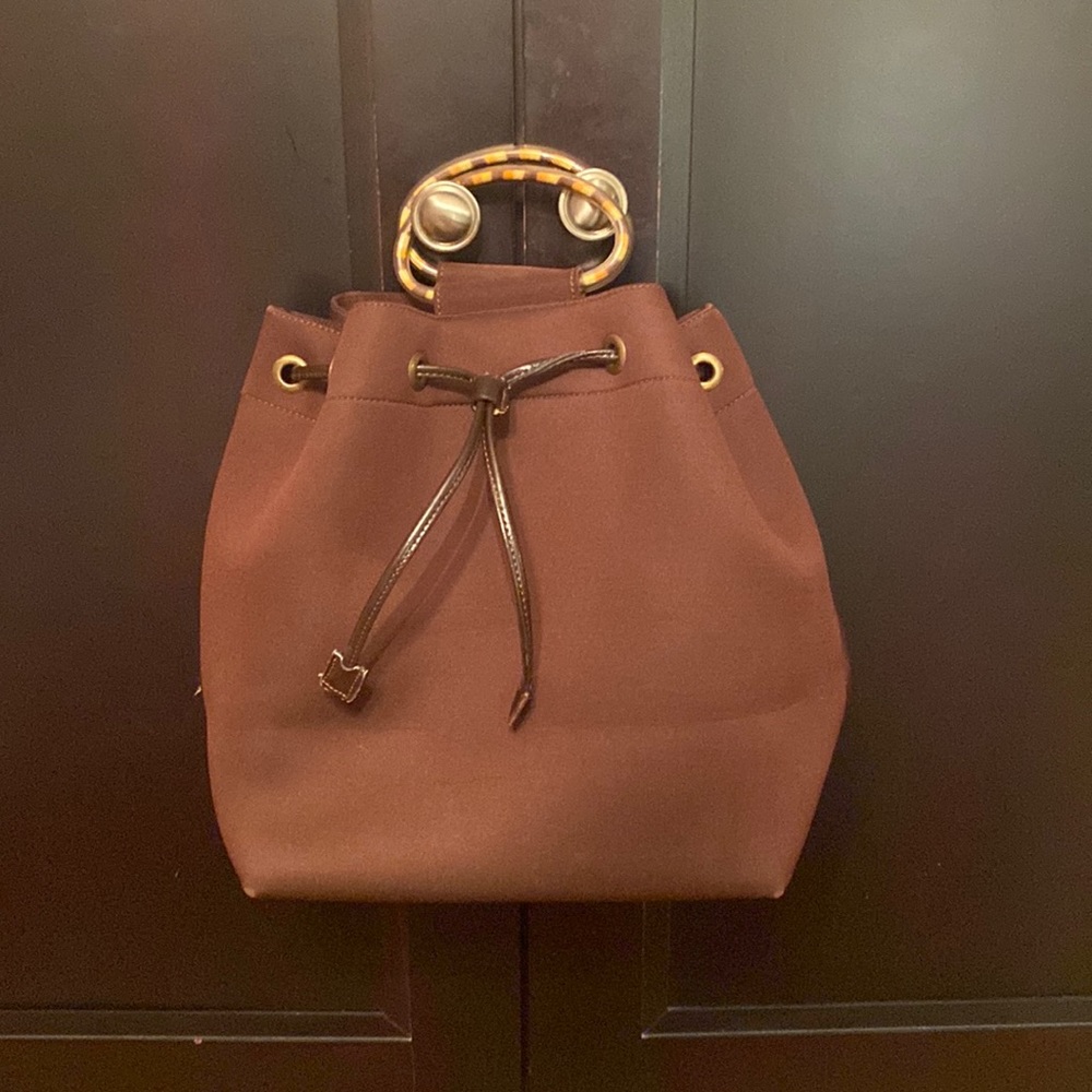 MISSONI drawstring bucket bag.